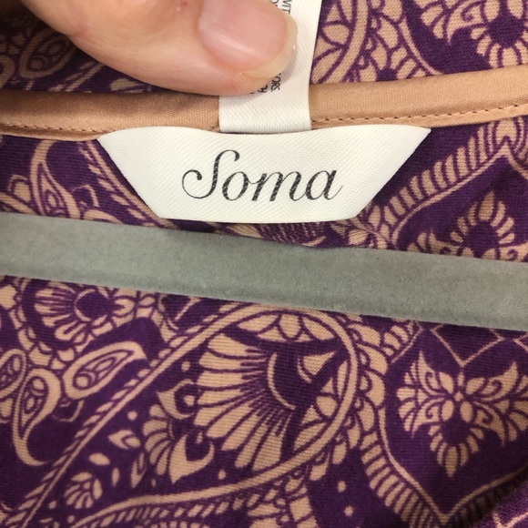 Lot of 2 Soma House Dresses Shifts Loose Fit Pull On Soft Comfy - Picture 12 of 14